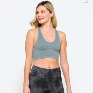FP Movement by Free People Blue Crop Top